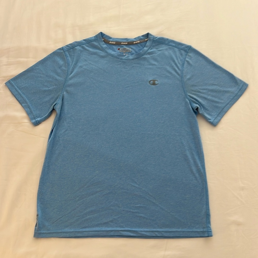 Champion Performance Vapor Shirt, Blue, Medium